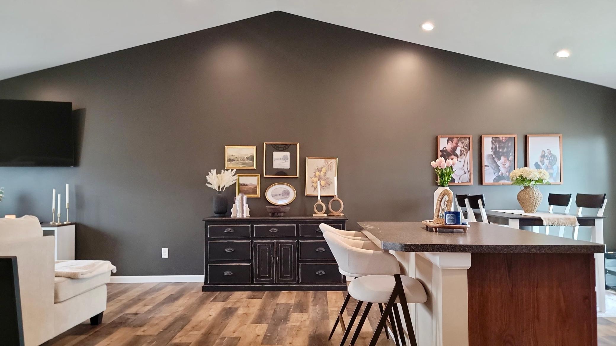 Nice open floor plan, very spacious. Vaulted ceiling on the main floor. Beautiful new flooring, recessed lights! All the work is completed! This is a move-in ready home. ENJOY!