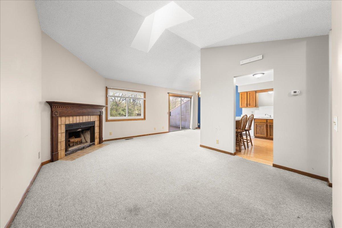 open floor plan and lots of natural light.