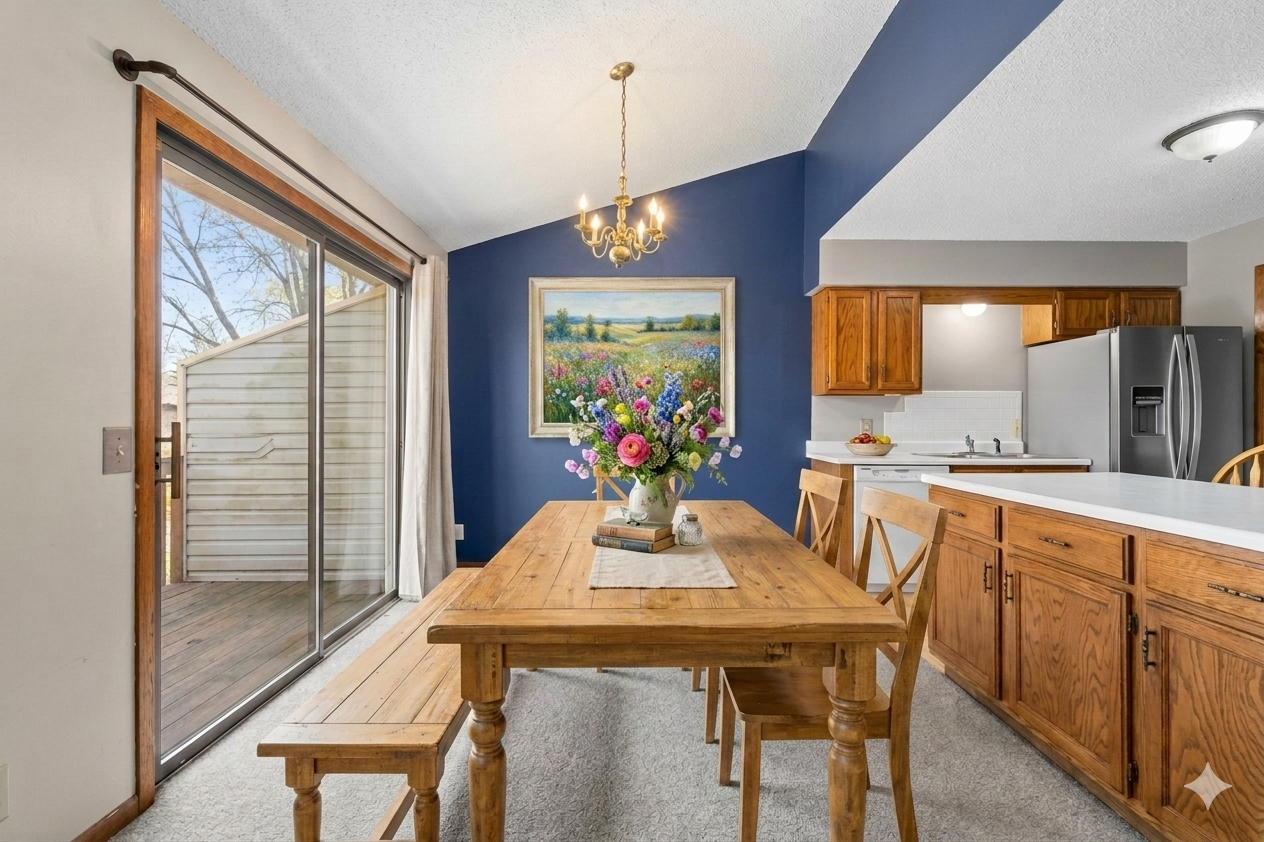 Dining area (virtually staged)