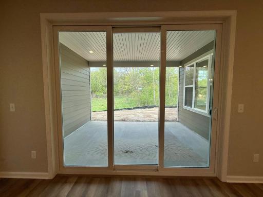Enjoy the wood and wetland view from your private patio space