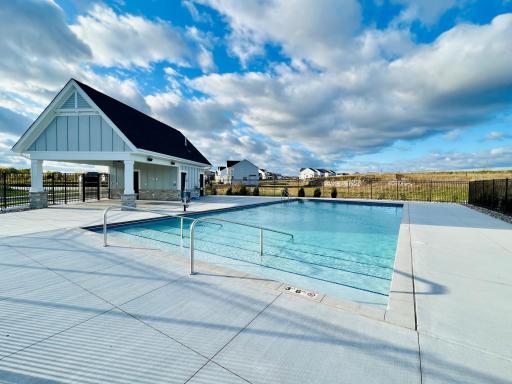 Imagine all the memories you will make with friends and family enjoying the community pool! Lakeshore Park offers walking trails to the new city park which features pickleball courts, sledding hill, playground and ball fields.