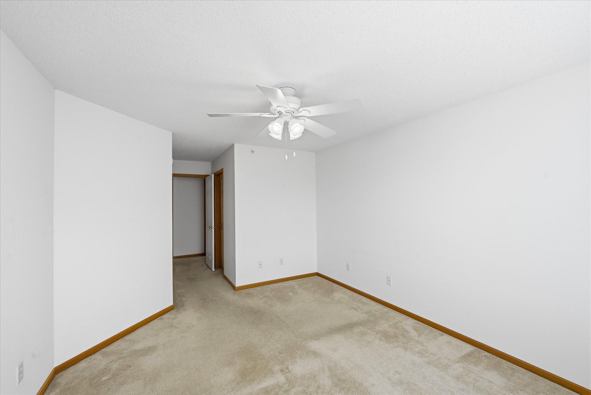 Ceiling fans in both rooms!