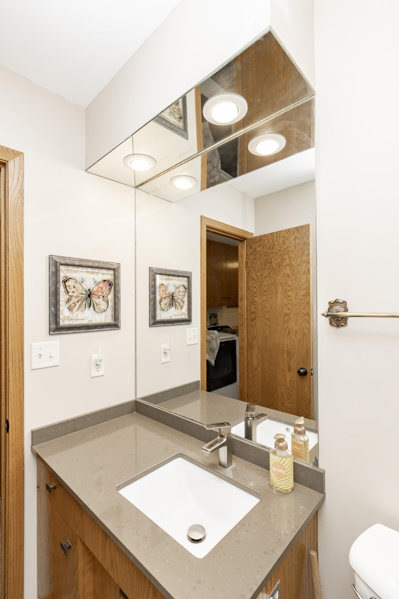 1/2 Bathroom near Laundry Room