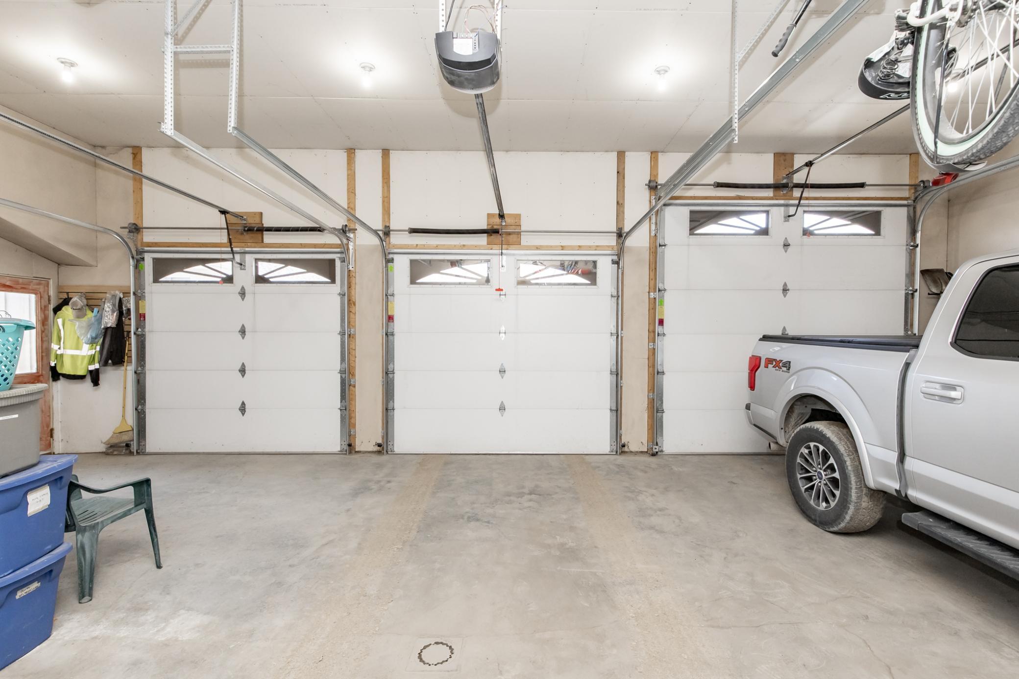 Attached 3-Stall Garage