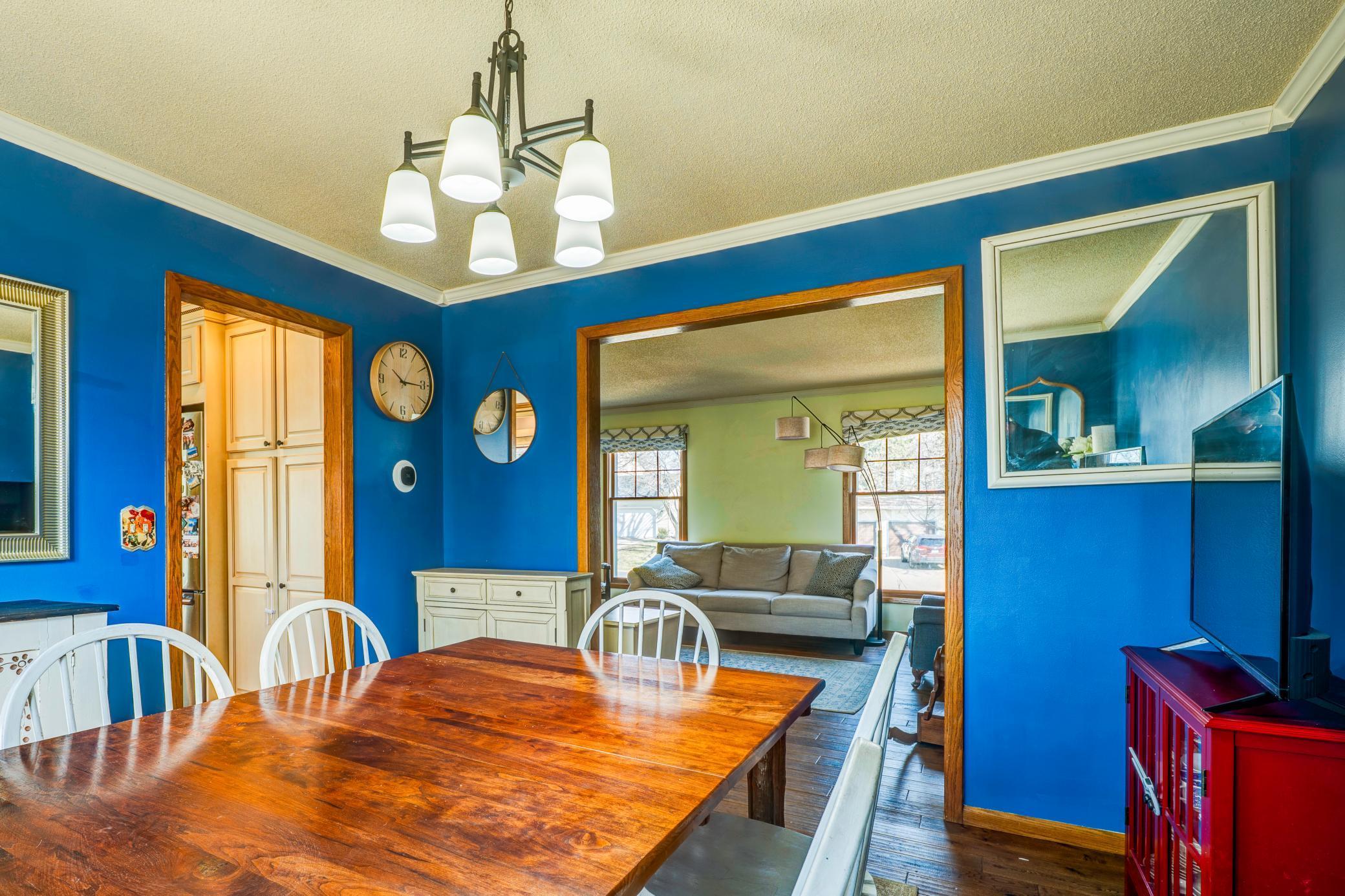 Dining Room opens to Living Room