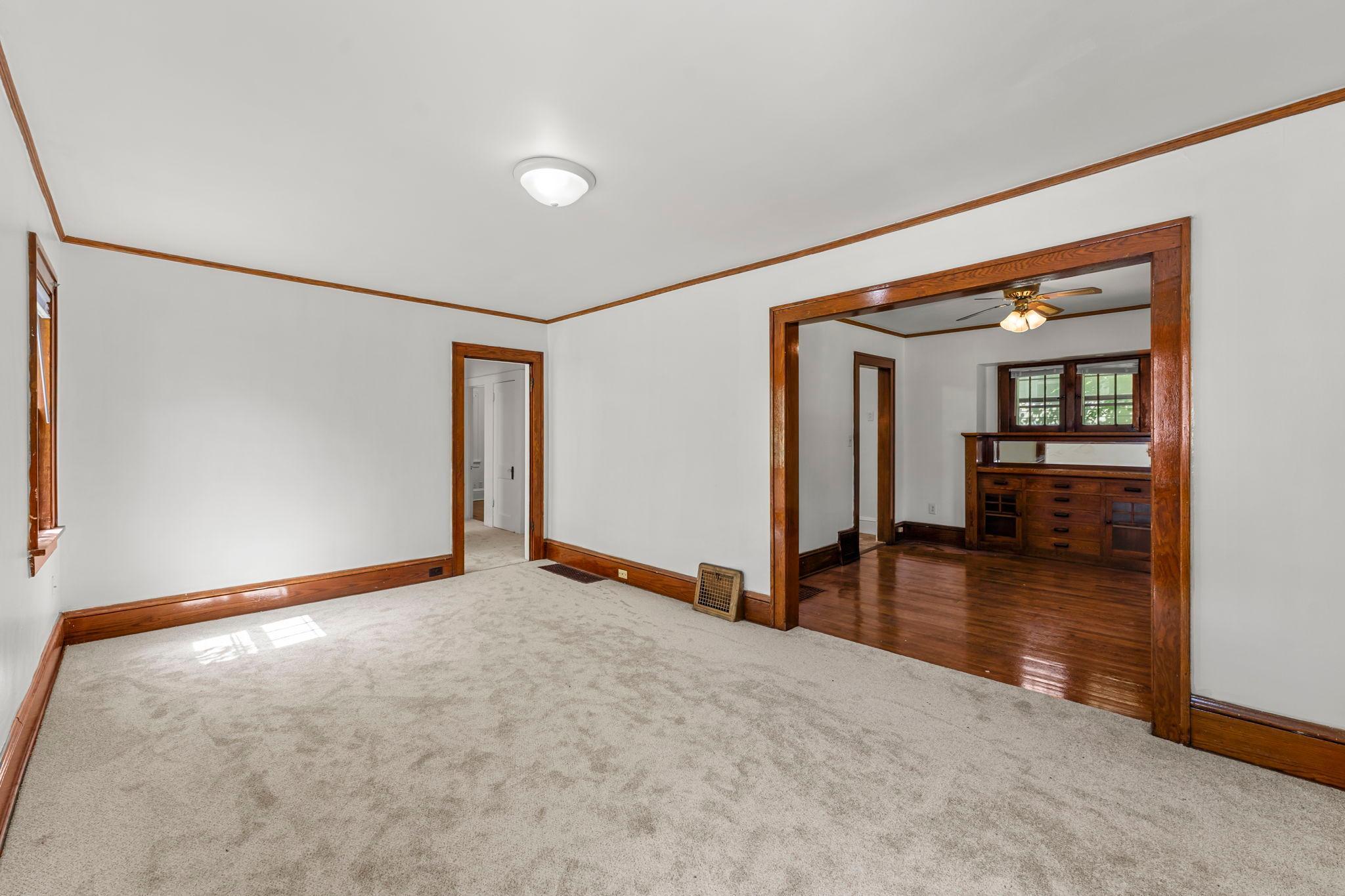 Living Room Looking Into Dining Room