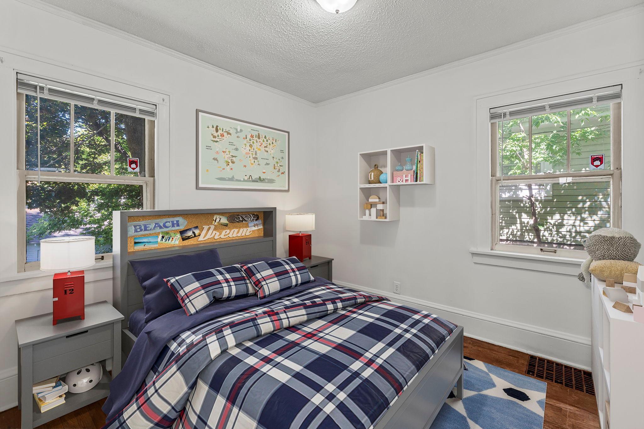 Smaller Main Level Bedroom Virtually Staged