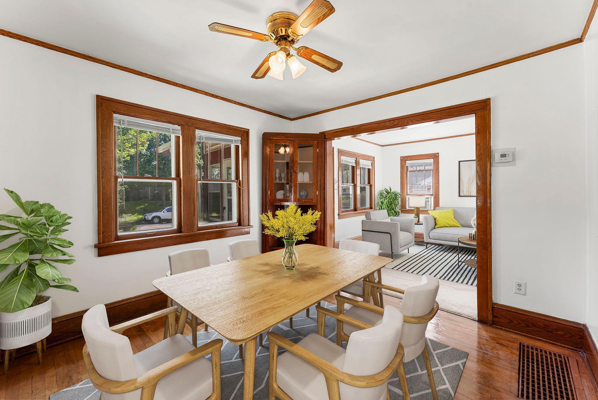 Dining Room Virtually Staged