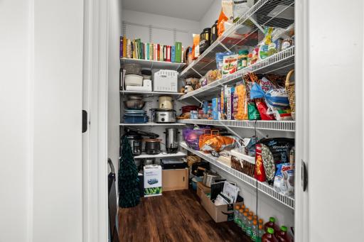 Very large walk-in pantry