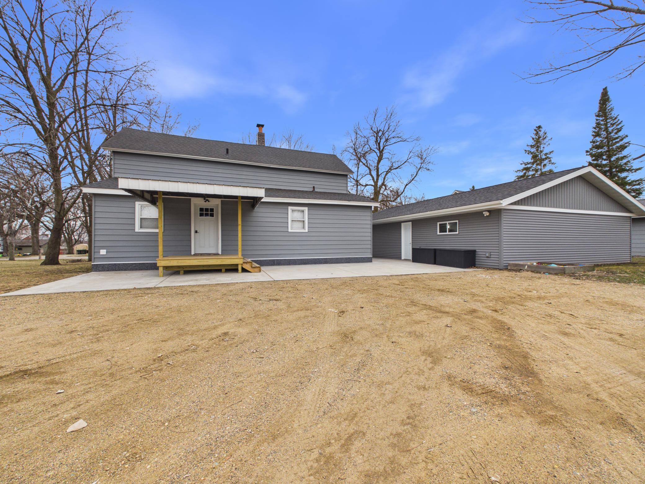 There is plenty of off street parking space.