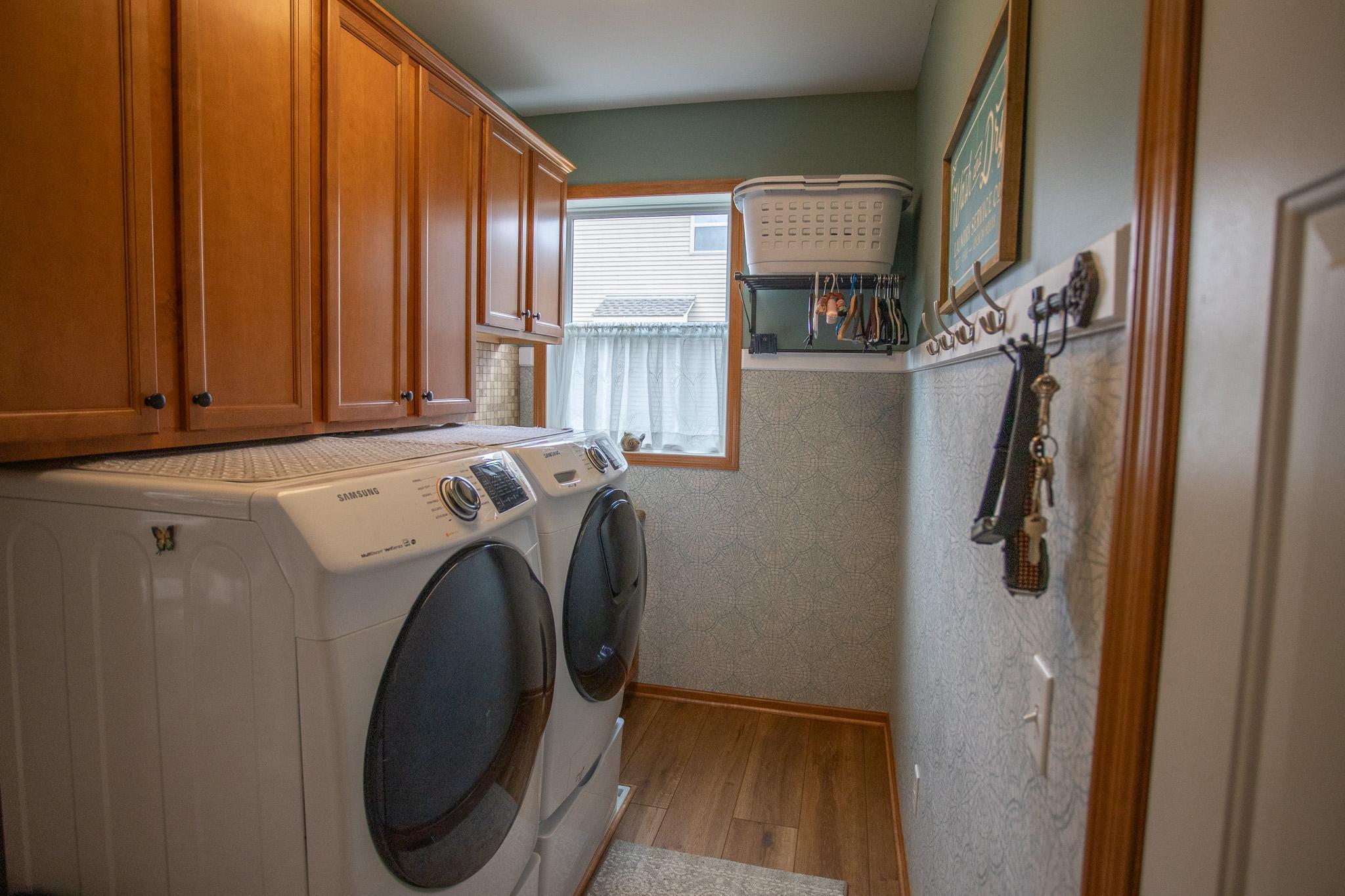 Main-level laundry