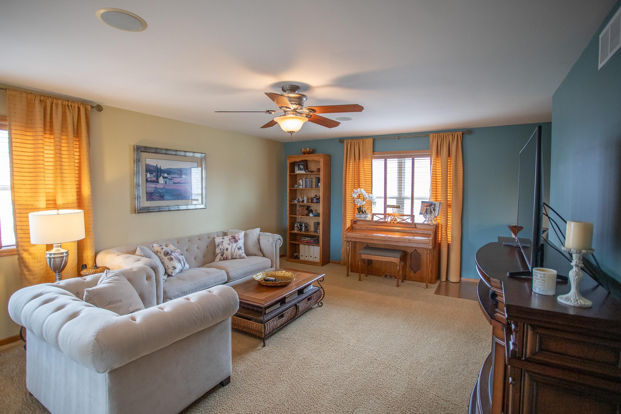 Large loft space in upper level