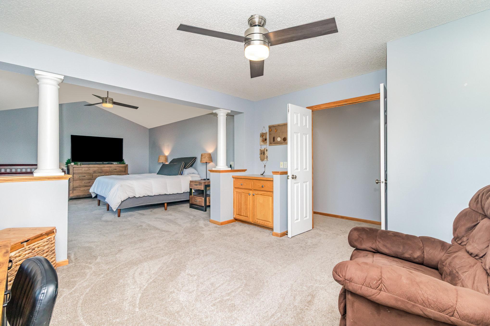 Owners Suite with private lounging area