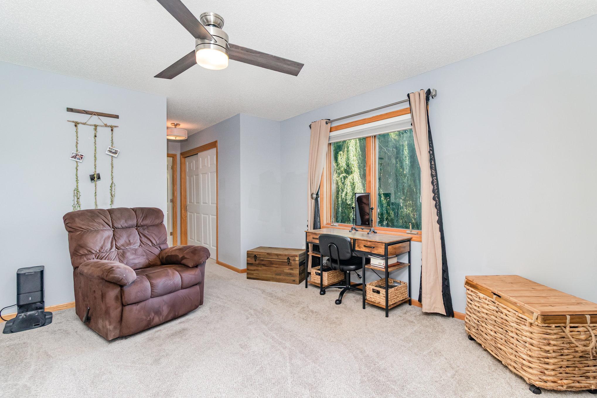 Private lounging in owners suite