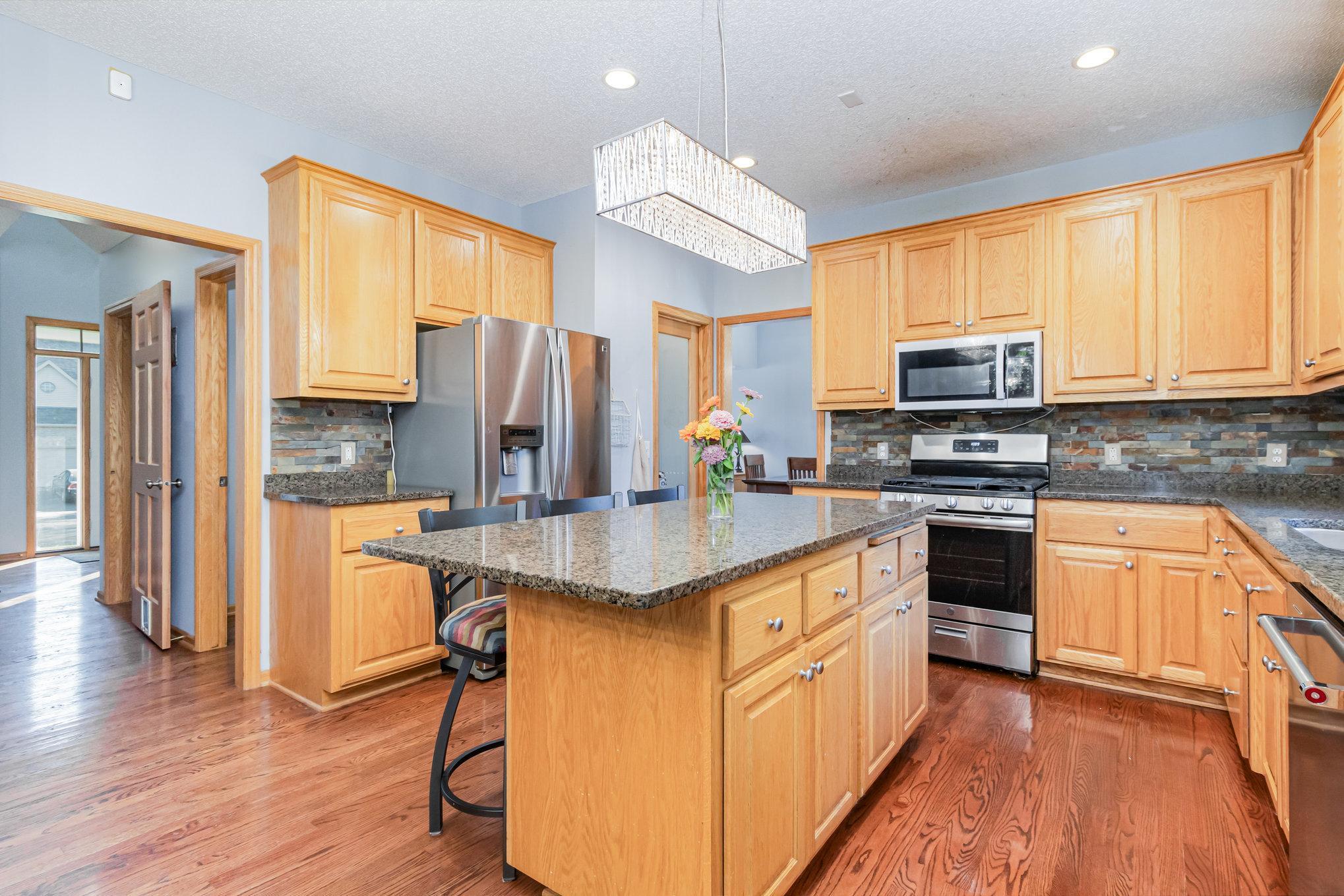 Center island with storage