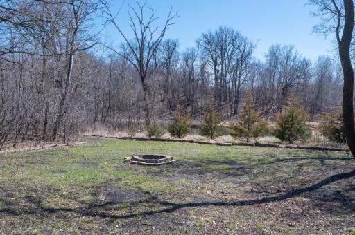 Firepit area, perfect for summer bonfires
