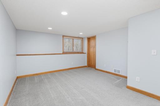 Bedroom 4 on the lower level with walk-in closet