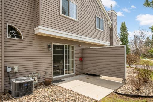 Imagine dinner or coffee on your nice private patio.