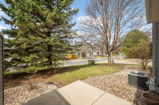 Nice private patio area with lots of green space. New furnace, air conditioner and duct work has been cleaned.
