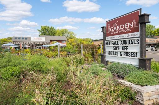 So many great shops and restaurant's nearby. Stock up on your summer flowers at this great spot just down the road!