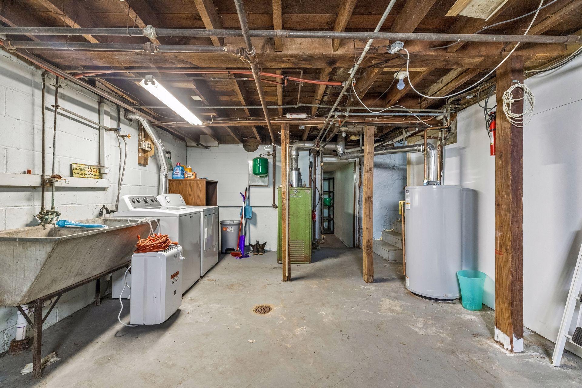 Laundry located in the lower level