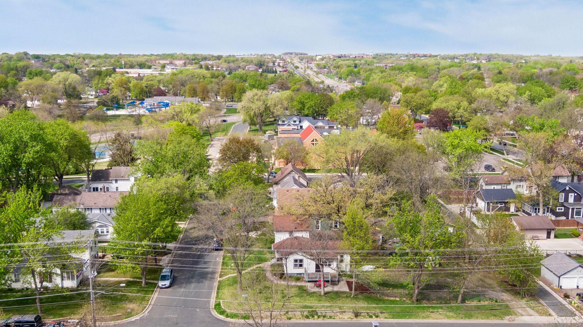 The home is located on a corner lot with big mature trees!