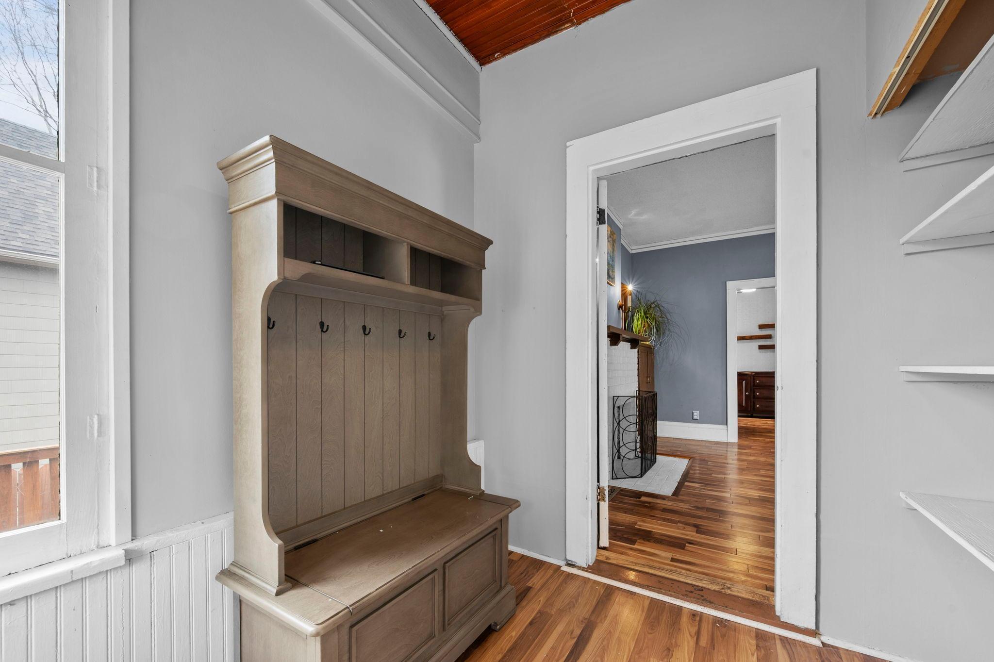 Hardwood floors extend throughout the main level, creating a warm, cohesive feel.