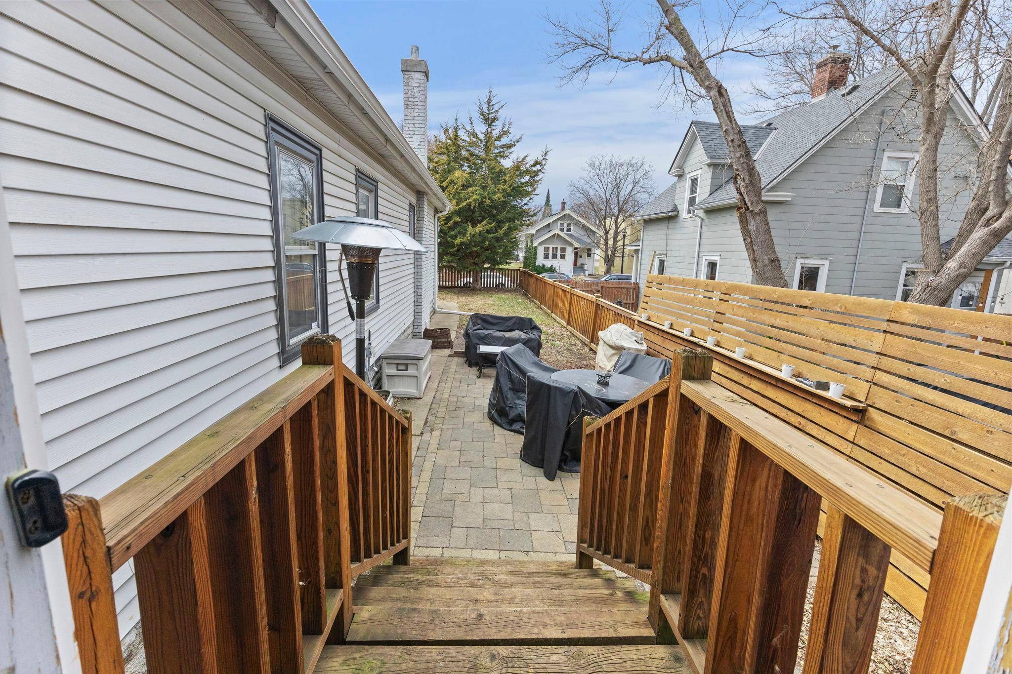 Spacious patio great for relaxing or entertaining.