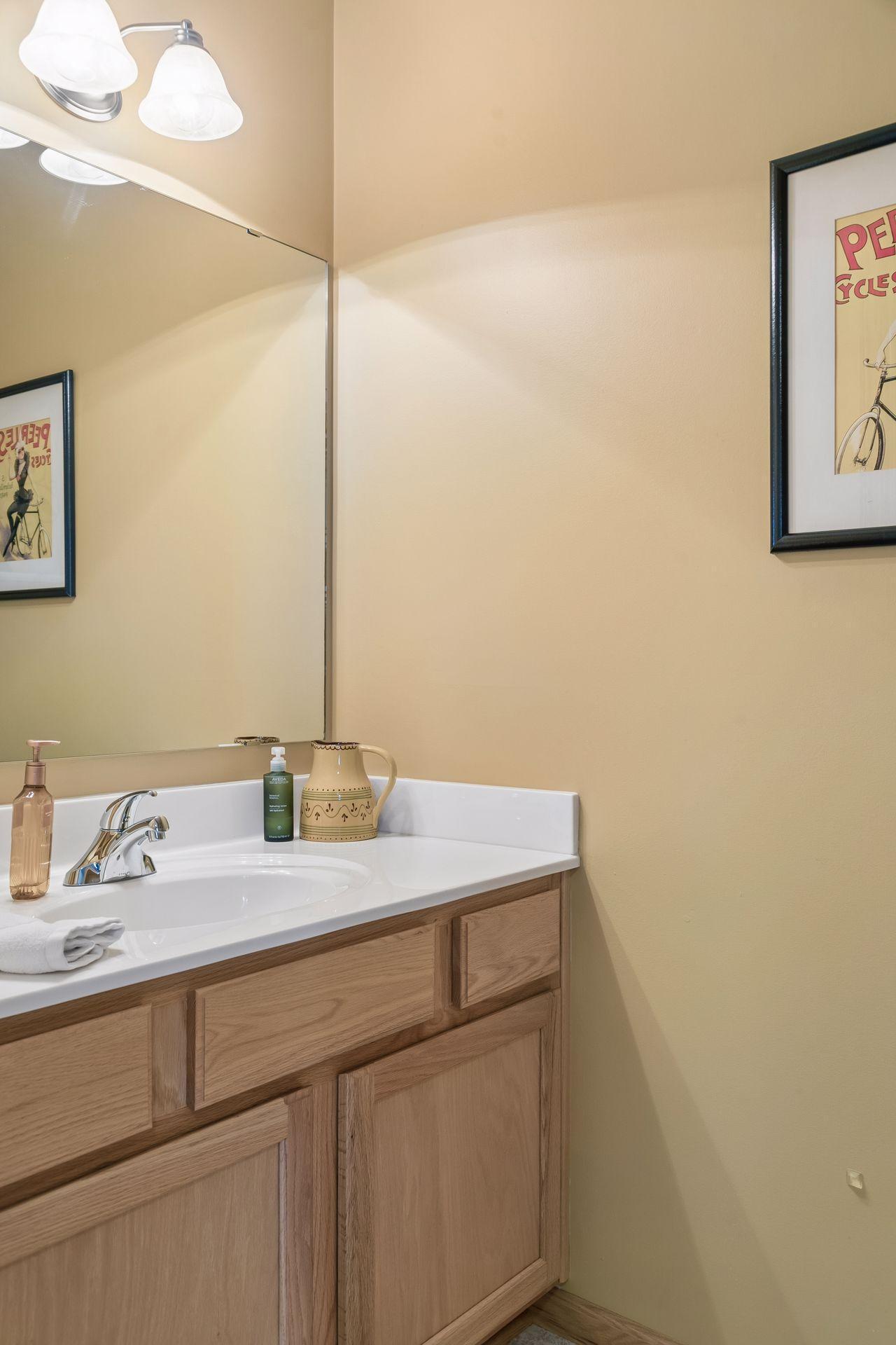 49 Windsor Wood Path - Main floor 1/2 bathroom (one of 3 bathrooms currently existing in the home and there is a rough in for a potential 4th bathroom in the lower level).