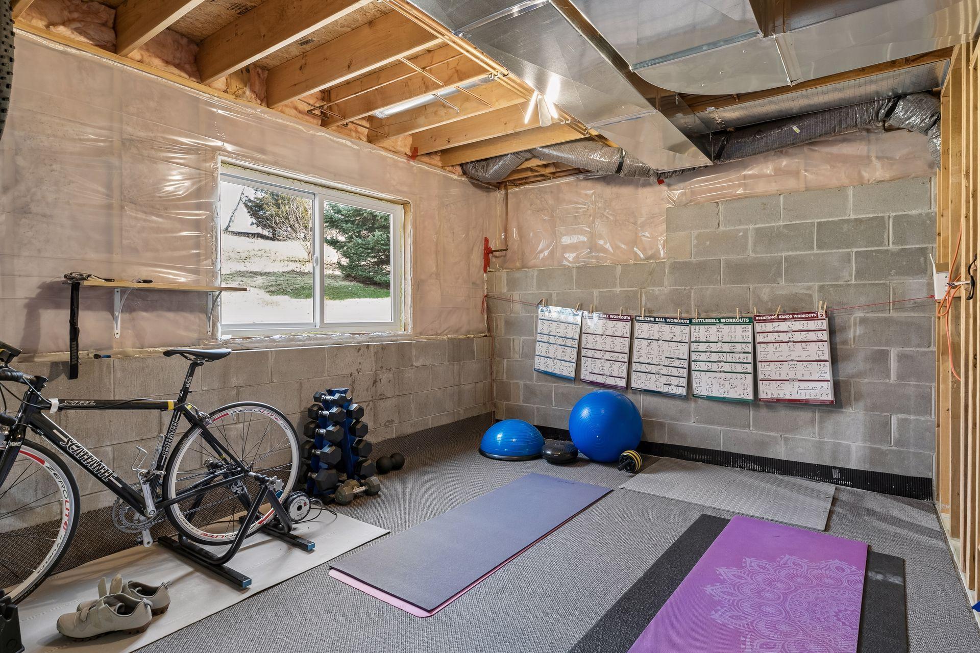 49 Windsor Wood Path - Unfinished basement for equity building potential with a 4th bath rough in
