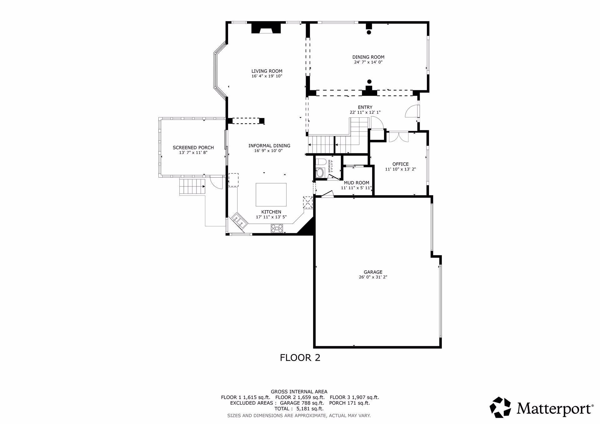 Main floor floorplan