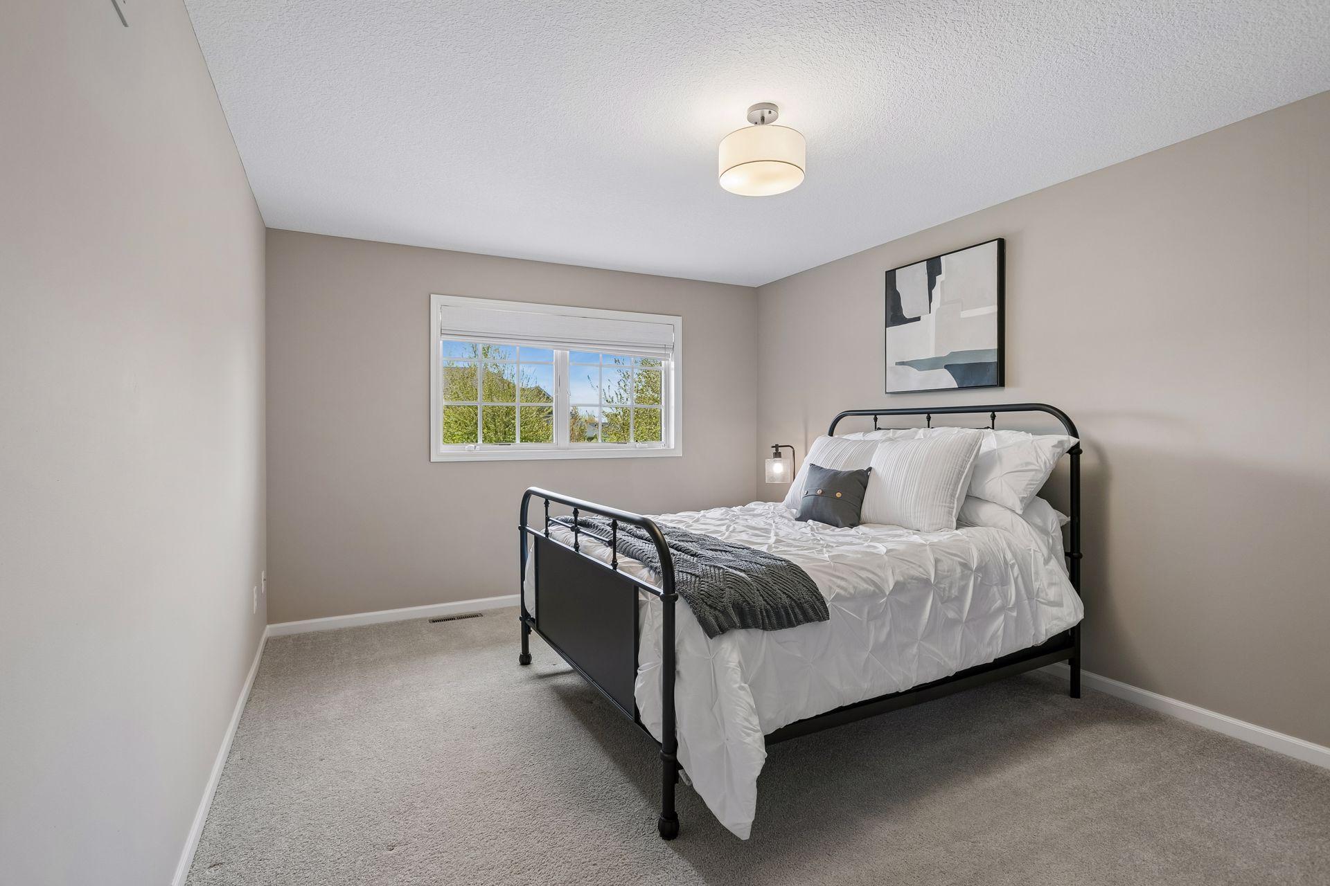 Fourth bedroom with private 3/4 en suite bathroom