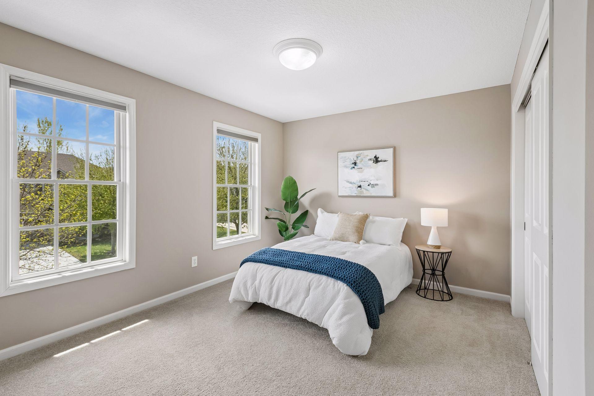 Second front bedroom attached to the Jack & Jill bathroom