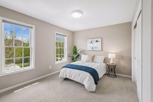 Second front bedroom attached to the Jack & Jill bathroom