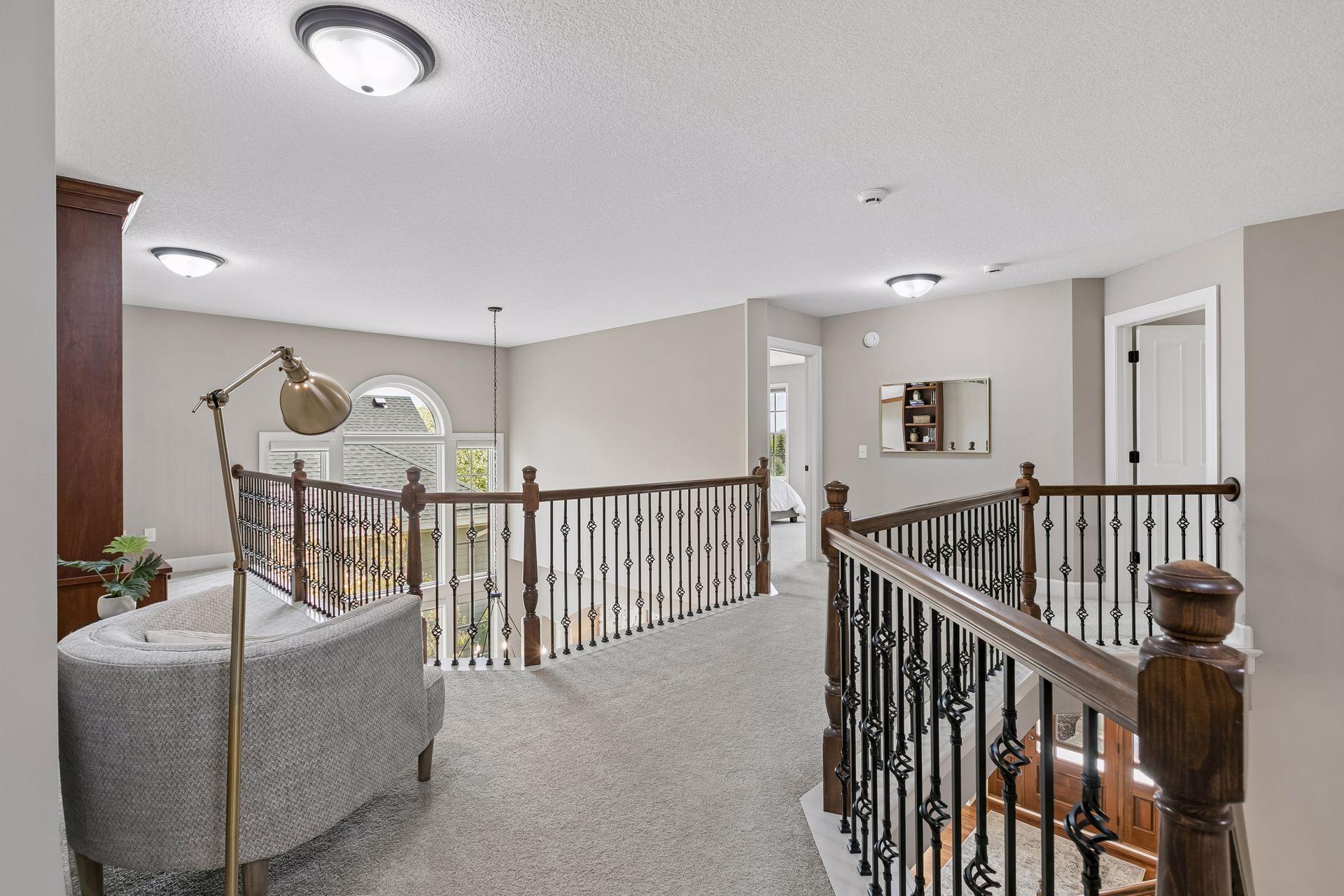 Catwalk over to two upper level bedrooms