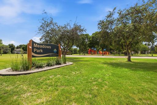 Nearby Meadows Park offers convenient outdoor recreation close to home