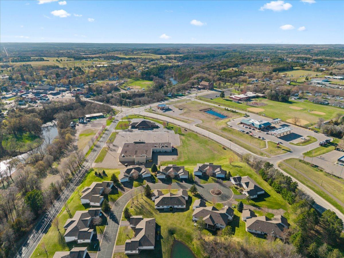 Ariel view of Bluff Drive