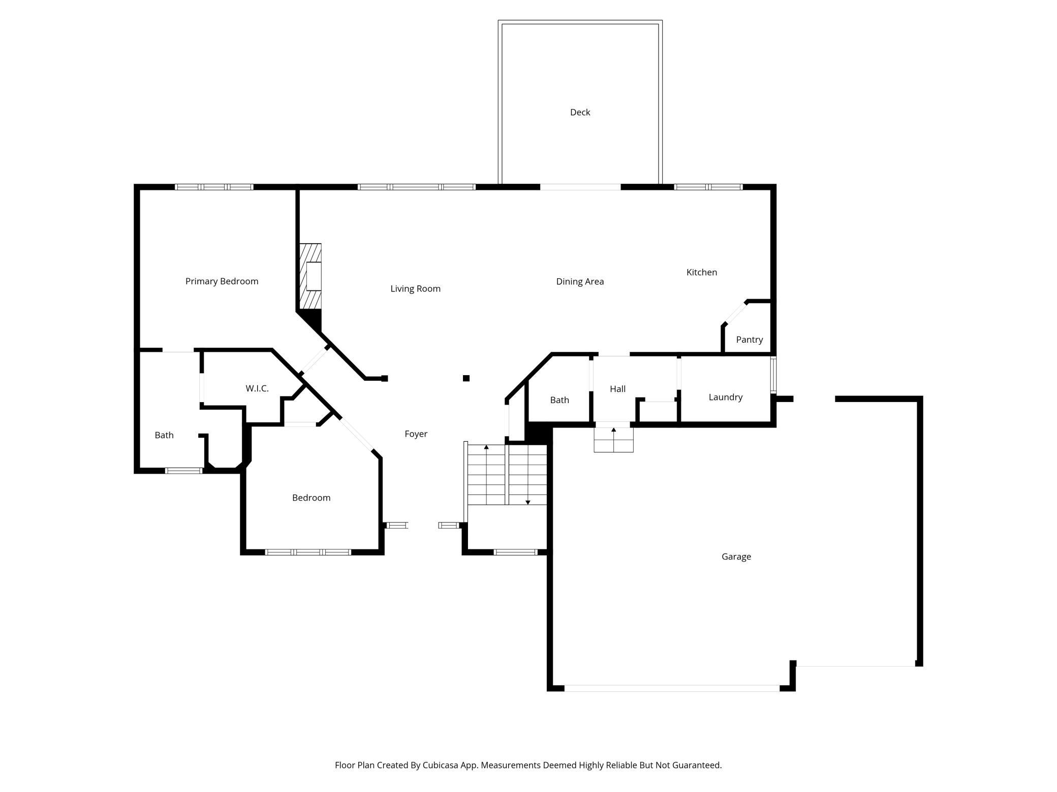 Main level floorplan