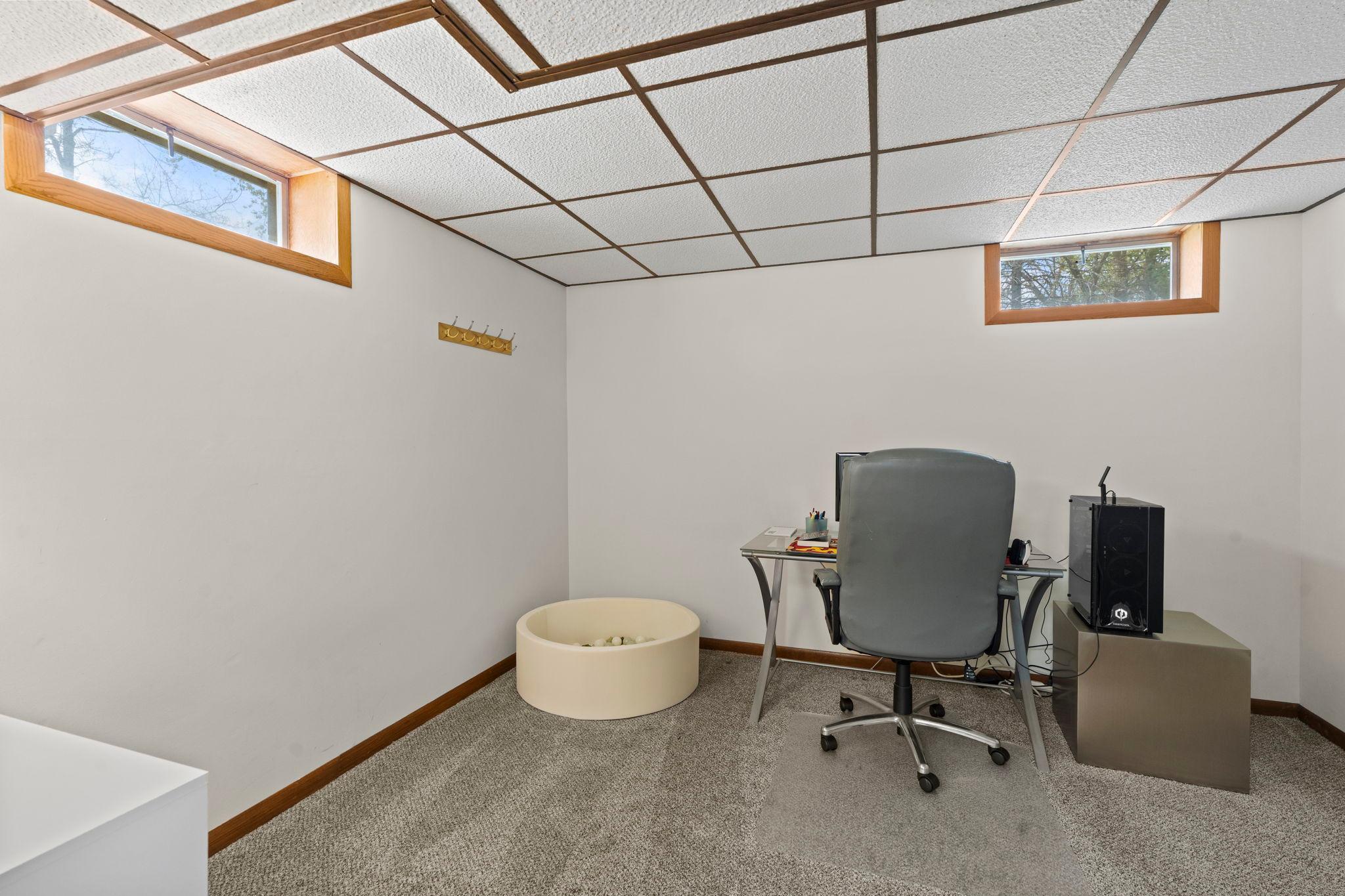 Lower level office