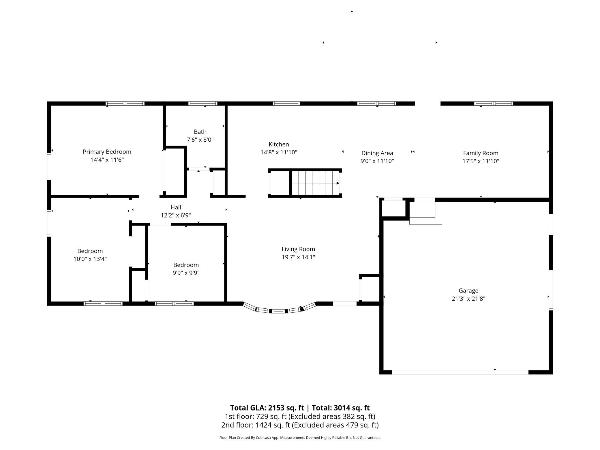Main level floor plan