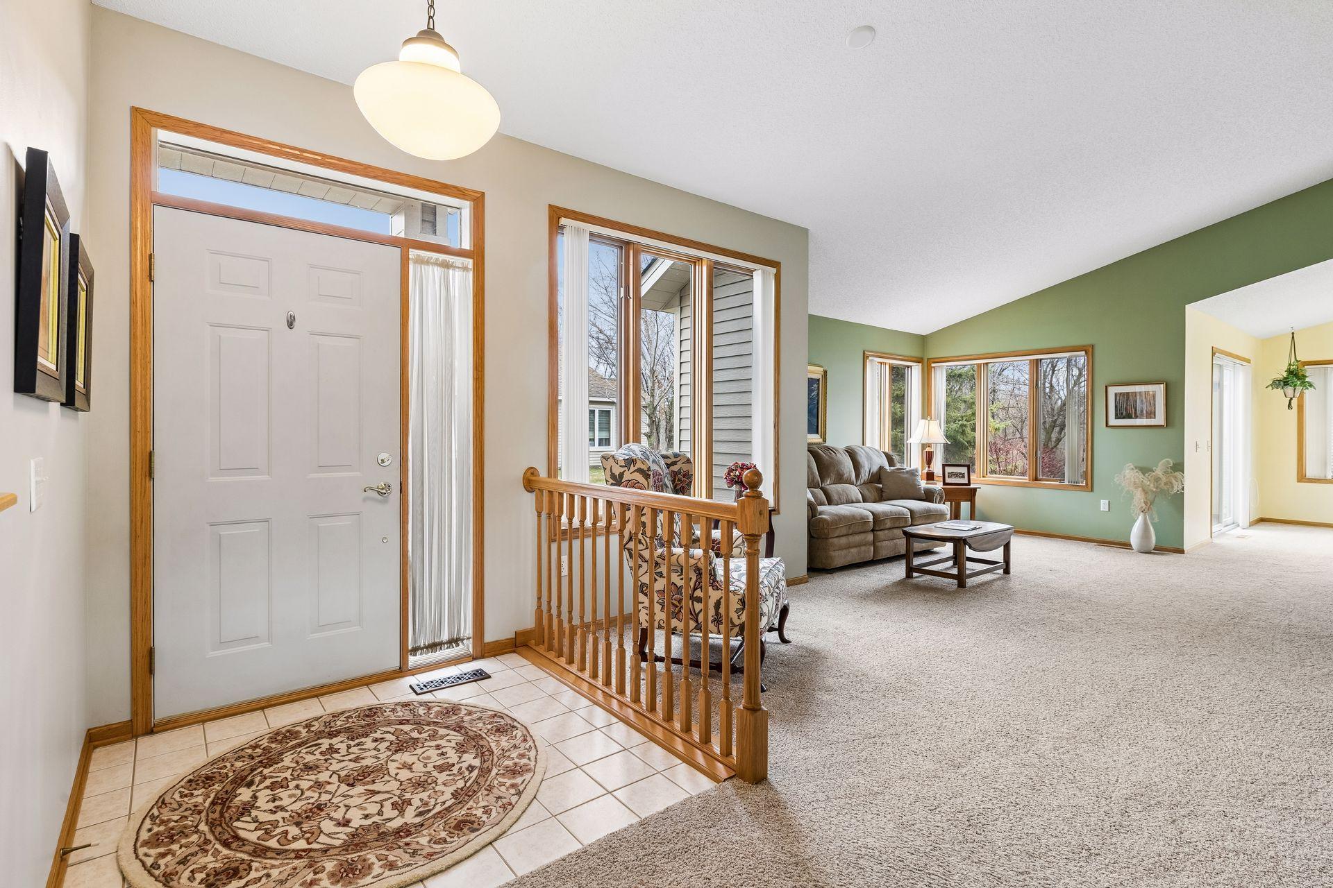 Valuted ceilings, open and bright and inviting