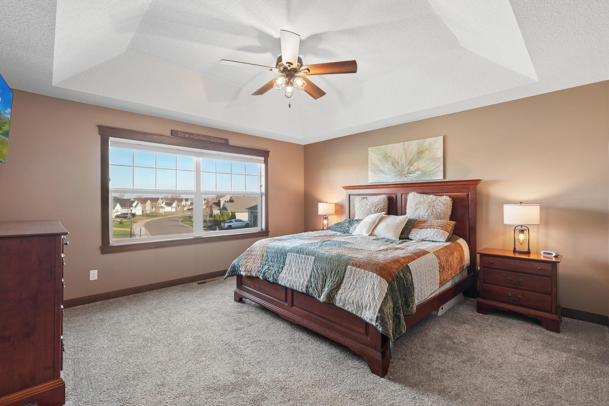 Rest and recharge in the expansive primary bedroom