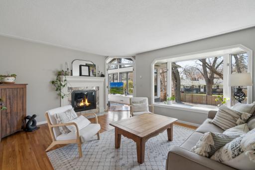 Look at the detail of the trim and the great view from this window!