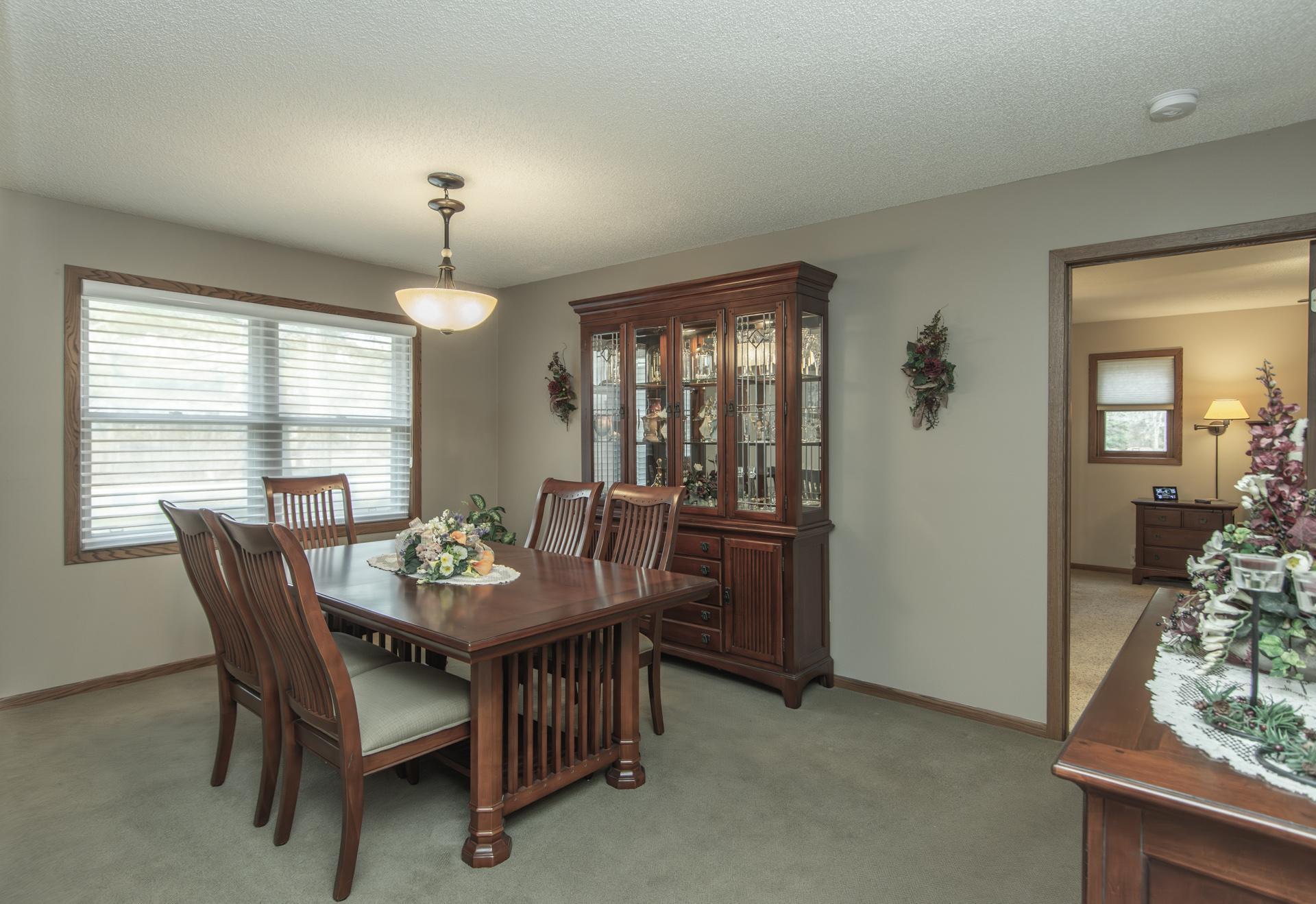 Inviting dining space perfect for everyday meals and entertaining.