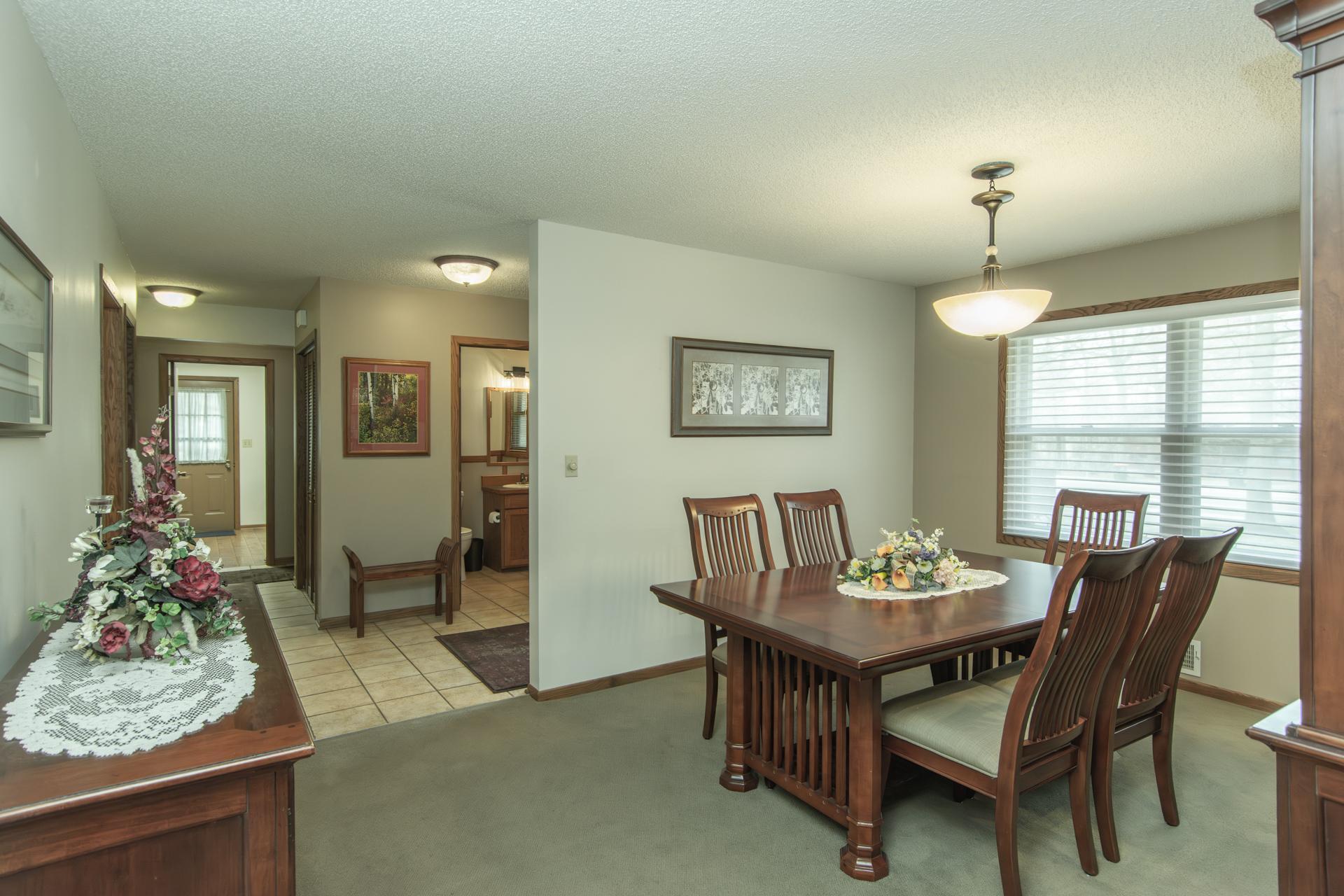 Ideal setting for hosting gatherings or enjoying casual meals.