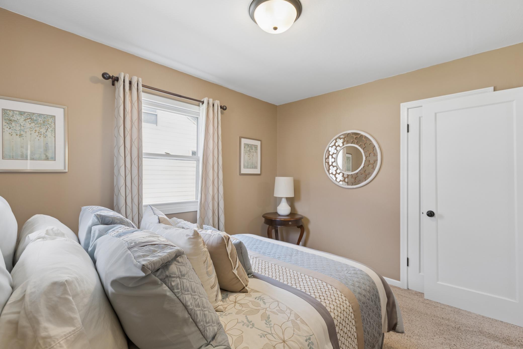 The second bedroom on the main floor.