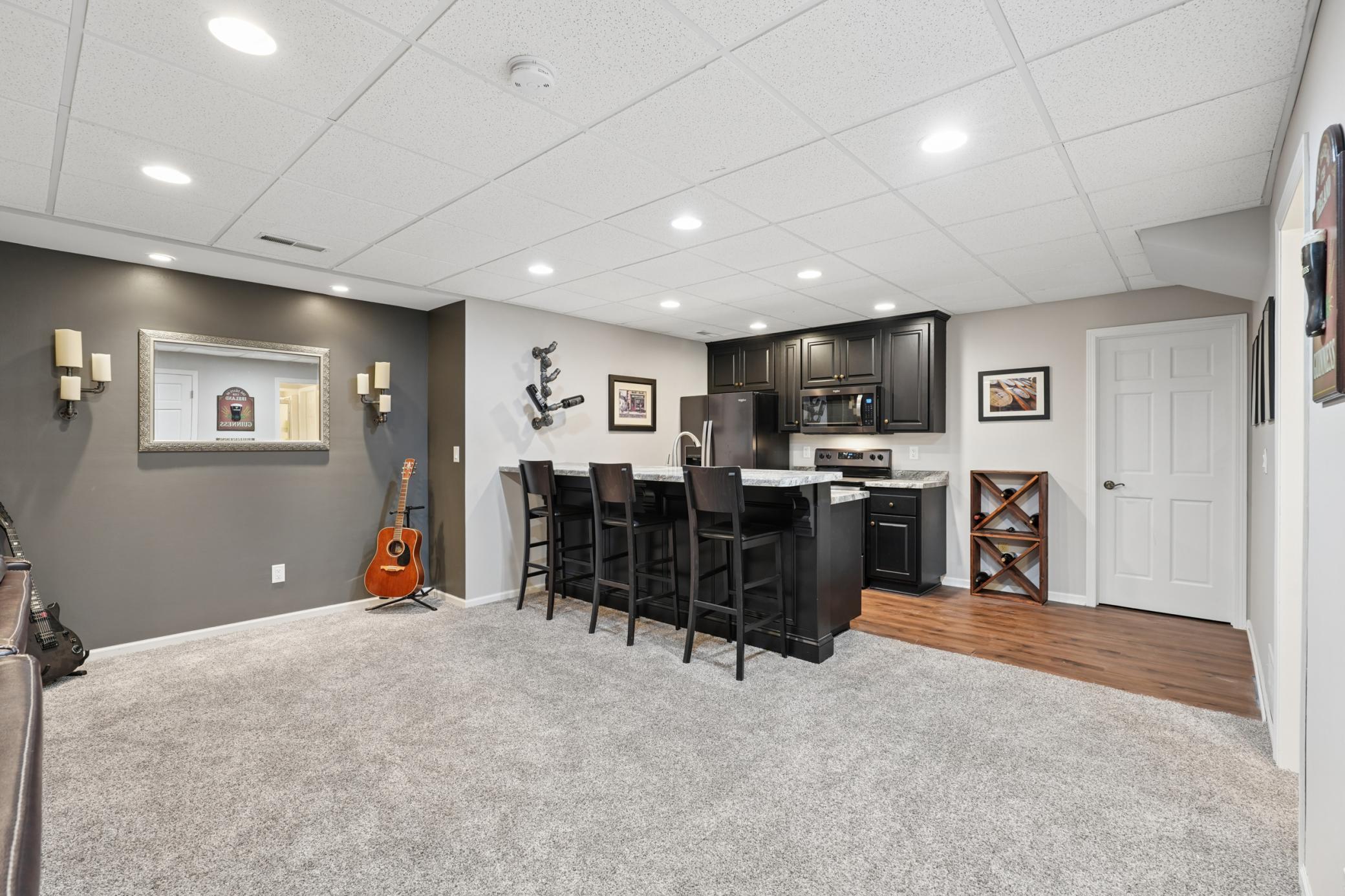 2nd kitchen / wet bar in the lower level!