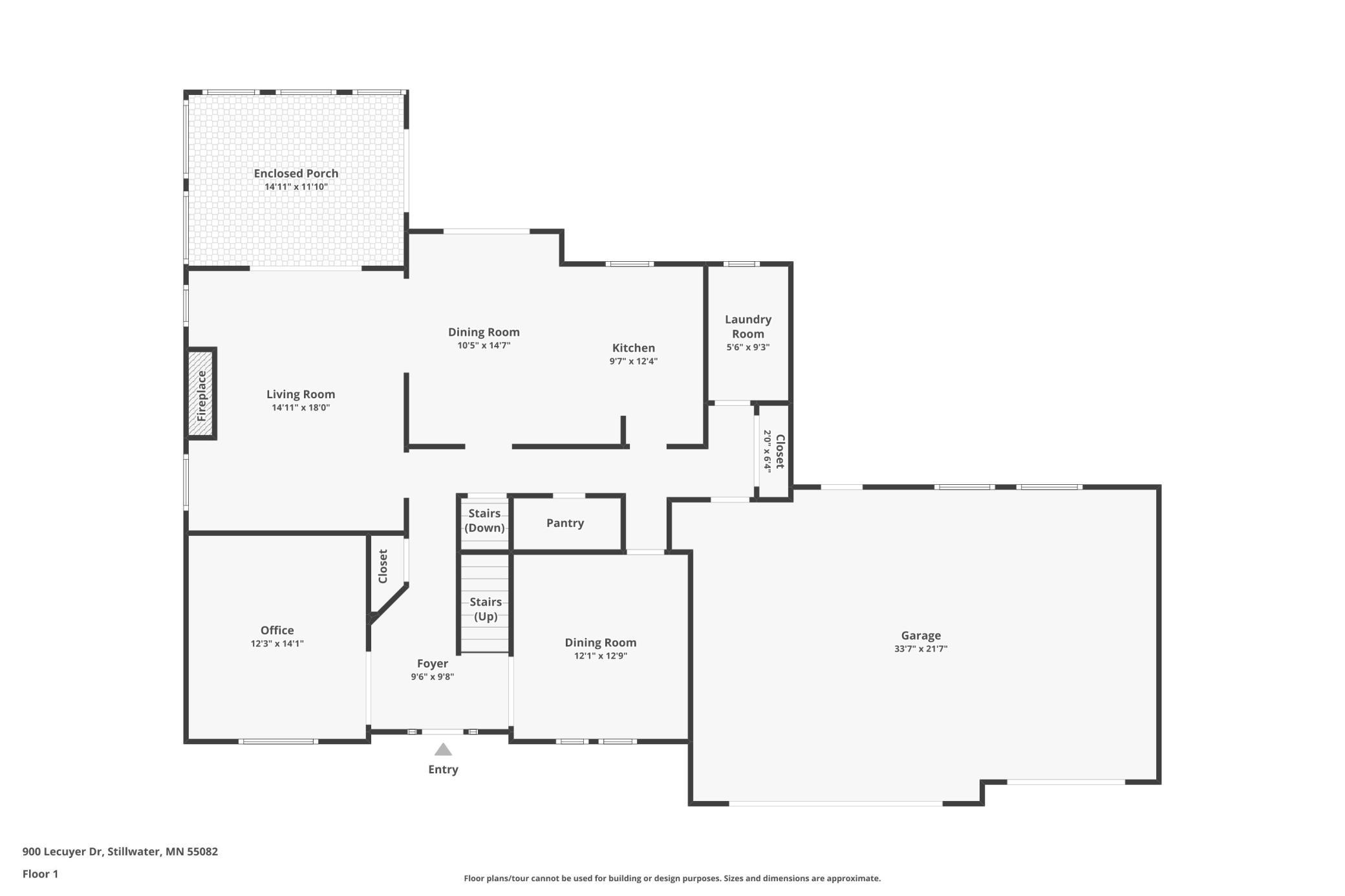 Main Level Floor Plan