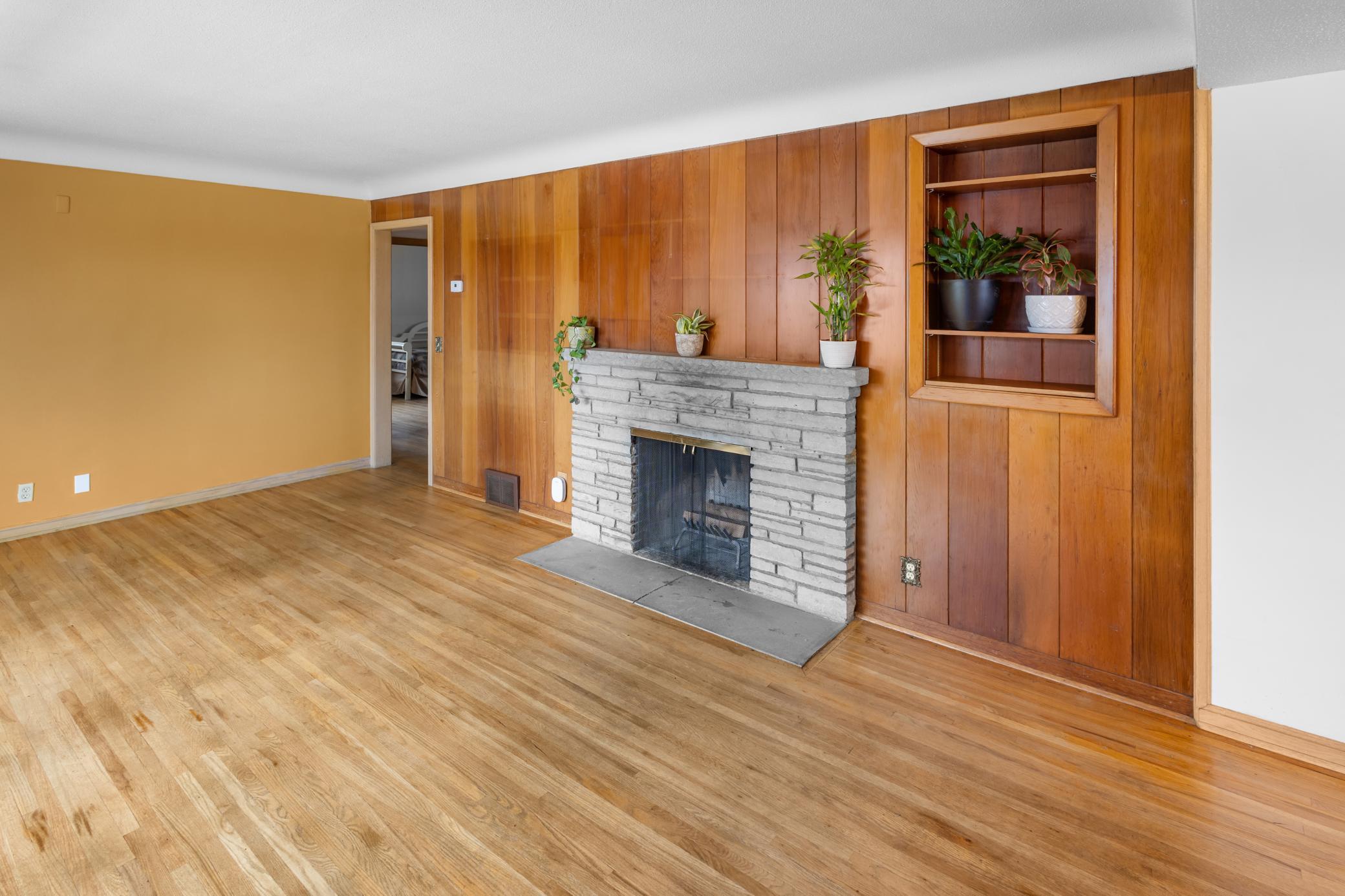 Cozy Living Room Fireplace