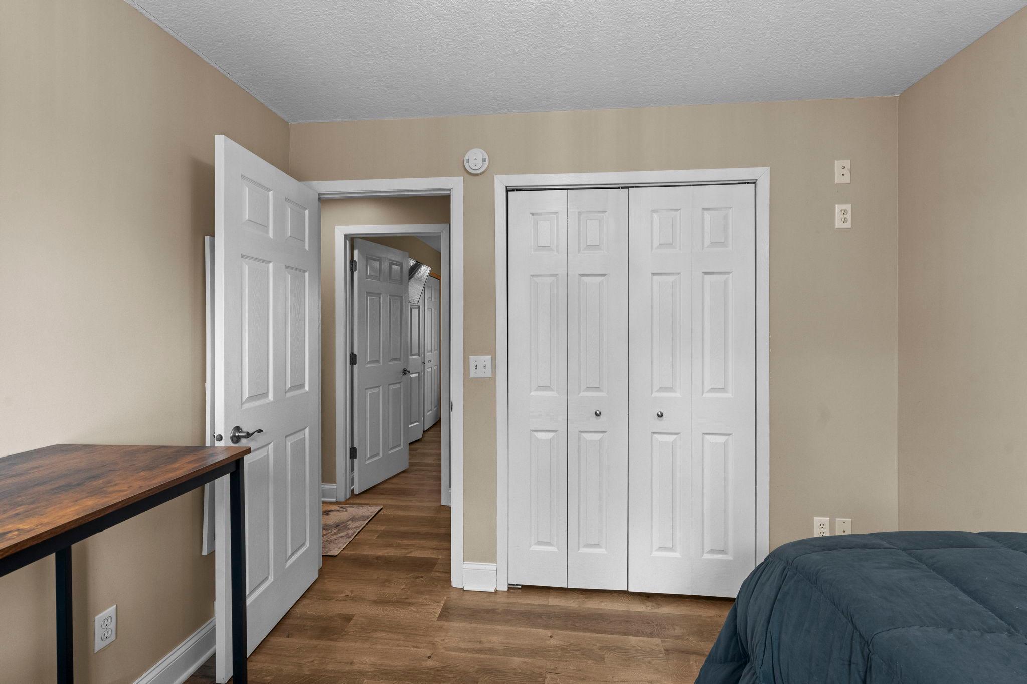 You'll love the white trim and doors.